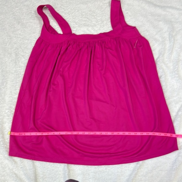 Rebecca Minkoff Smocked Pink Sleeveless summer tank - Picture 4 of 5